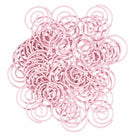 JAM Paper Colored Circular Paper Clips - Baby Pink - 2 Packs of 50-These colorful paperclips are great for organizing papers at home, school, or the office