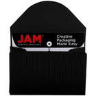 JAM Paper Plastic Business Card Case, Black Ridge, 5 Pack (2500 818g)-Material: Plastic