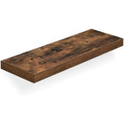 Vasagle 23.6" Rustic Brown Wood Design Floating Wall Shelf-Industrial design