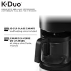 Keurig K-Duo Single Serve K-Cup Pod And Carafe Coffee Maker - With Programmable Features And Strong Brew Function - Black-Programmable carafe auto-brew: program your coffee maker to automatically brew a carafe up to 24 hours in advance