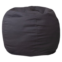 Flash Furniture Small Solid Grey Kids Bean Bag Chair-Child Sized Bean Bag