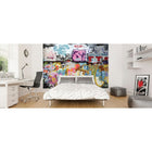 ohpopsi Graffiti Wall Mural, Multicolor-Paste not included