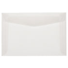 JAM Paper 6 x 9 Booklet Envelopes, Clear Translucent Vellum, 100 Pack (80538g)-Clear translucent