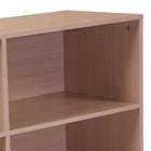 Flash Furniture Dudley Oak Wood Grain Finish Bookshelf-Four Open Storage Compartments
