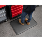 WeatherTech ComfortMat Anti Fatigue Mat - Carbon Fibre - Black-ComfortMat is designed, engineered and manufactured in the USA with the highest quality materials