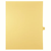 Mark Maker Legal Tabs - Letter Size - Buff - 1/15th cut - 25 tabs per package - 5 packages Pack - Number 114-Buff SingleTabs