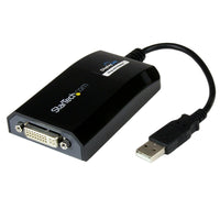 Startech External Video Graphics Card USB to DVI Adapter-The graphics adapter supports high-performance requirements and high resolution video making it suitable for connecting large-screen monitors