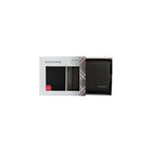 Champs Black Label Leather RFID Zip-Around Wallet, Black-Double bill compartment