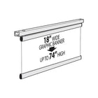 Azar Displays Leaflet Display Banners, 18" (300281)-Banner Arm with Poster Fastener Set that Allows for Easy Change of Poster
