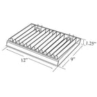 Azar Displays 13 Compartment Lipstick Tray with Spring Load, 2 Pack (225513)-Each slot measures 3/4"W x 6-1/2"D