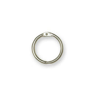 Westcott 1" Loose Leaf Rings, 100 Pack-Loose-leaf rings feature a nickel-plated finish for a professional look