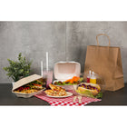 EcoSystems Paper Bag with Rope Handle - Kraft - 14" W x 10" D x 15.5" H - 250 Pack-Made from high-quality, biodegradable materials 
