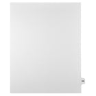 Mark Maker Legal Tabs - Letter Size - White - 1/15th cut - 25 tabs per package - 5 packages Pack - Number 104-White Single Tabs