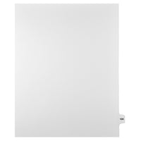 Mark Maker Legal Tabs - Letter Size - White - 1/15th cut - 25 tabs per package - 5 packages Pack - Number 104-White Single Tabs
