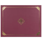 St. James Document/Certificate Holders - Gold Foil - Linen Finish - Burgundy - 5 Pack-Add ceremony, elegance and sincerity to the act of giving recognition