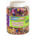 Chenille Craft Assorted Sequins And Spangles Shaker Jar, 8 Oz.-Type: Shaker jar