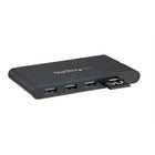 StarTech USB-C Multiport Adapter with HDMI and VGA, 3x USB 3.0, SD, PD 3.0, Wraparound Cable-Utilize both the SD and microSD card readers at the same time