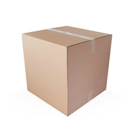 Crownhill Corrugated Shipping Box - 22" L x 22" W x 22" H - Kraft-Kraft paper board