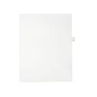 Mark Maker Legal Exhibit Index Tab White Single Tabs, 1/26th Cut, Letter Size, No Holes, Letter J, 25 Pack-White Single Tabs, 1/26th Cut