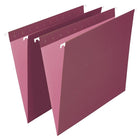 Staples Burgundy Hanging File Folders - Letter Size - 25 Pack-Letter size