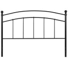 Flash Furniture Woodstock Decorative Black Metal Queen Size Headboard-Contemporary Style