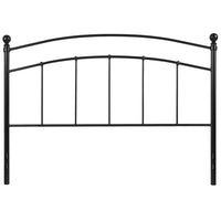 Flash Furniture Woodstock Decorative Black Metal Queen Size Headboard-Contemporary Style