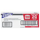 Ziploc Double Zipper Storage Bags, 13" x 15", 100 Pack-Plus, our Smart Zip Plus seal lets you feel, hear and see the bag close from edge-to-edge, so you can feel confident your food is protected.