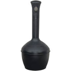 Justrite Elite Smokers Cease Fire, 12" x 38", Jet Black-Colour: Jet Black