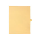 Mark Maker Legal Exhibit Index Tab Buff Single Tabs, 1/15th Cut, Letter Size, No Holes, Letter H, 25 Pack-Buff Single Tabs, 1/15th Cut