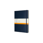 Moleskine Classic Notebook, Extra Large, Ruled, Sapphire Blue, Hard Cover-192 pages, 7.5" x 9.75" Ivory coloured paper