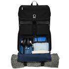 Lencca Logan 17" Laptop Travel Backpack - Black-Water repellent taslon interior lining.