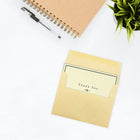 JAM Paper A2 Invitation Envelopes, 4.38 x 5.75, Parchment Antique Gold Yellow Recycled, 100 Pack (55574g)-Closure: Gum