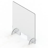 Mark Maker Acrylic Sneeze Guard - 31.5" W x 36" H-Our transparent hygiene sneeze guards reinforce social distancing, while helping to protect front-line employees and customers against the potential spread of germs