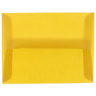 JAM Paper 4bar A1 Envelopes, 3.63 x 5 1/8, Gold Translucent Vellum, 50 Pack (1591606I)-Gold translucent envelope