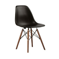 Nicer Interior Eiffel Style Side Chair - Black - 2 Pack-High quality heavy-duty plastic molded seat with a matte finish