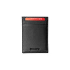 Champs Leather RFID Mag Hybrid Wallet - Black-Genuine Leather