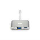 tmd USB-C to VGA Multiport Adapter (AD5L-03WH)-USB-C Plug & Play, no additional driver needed