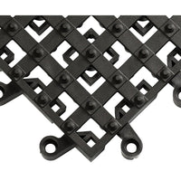 Wearwell ErgoDeck with Integrated No-Slip Cleats No. 553, 18" x 18", Case-This non-slip flooring is engineered to deliver exceptional traction in even the most extreme environments