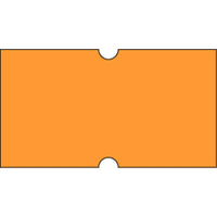 Motex 5500 Fluorescent Label - 7/8" x 7/16" - Orange - 20 Pack-Labelling Gun Label