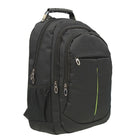Club Rochelier Multi-Pocket Backpack with USB Port & Charger, Black-Adjustable padded shoulder straps for comfort during long expeditions