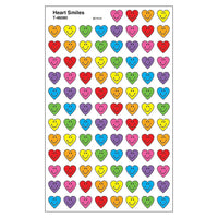 Trend Enterprises SuperShapes Stickers, Heart Smiles, 4800 Pack-Small size is perfect for use with Trend incentive charts and pads
