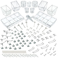Azar 120-Piece Large Pegboard Organizer Accessory Kit-Sold in Multiples of: 1