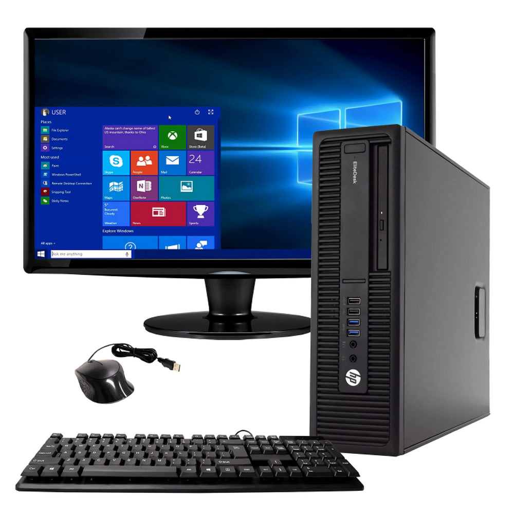 HP Refurbished EliteDesk 800 G2 SFF Desktop Computer - Intel Core
