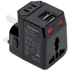 Targus APK032US World Power Travel Adapter with USB Ports-Travel power adapter