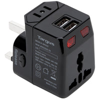 Targus APK032US World Power Travel Adapter with USB Ports-Travel power adapter