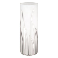 Eglo Rivato In-Line Switch Table Lamp - 10.25" - White & Chrome Glass-Table Lamp
