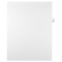 Mark Maker Legal Exhibit Index Tab White Single Tabs, 1/25th Cut, Letter Size, No Holes, Number 183, 25 Pack-White Single Tabs, 1/25th Cut