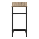 Monarch Specialties 2172 Accent Table - 24"H/Dark Taupe/Black Metal-8