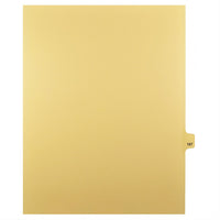Mark Maker Legal Tabs - Letter Size - Buff - 1/25th cut - 25 tabs per package - 5 packages Pack - Number 167-Buff Single Tabs