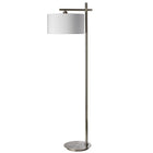 Dainolite 1-Light Floor Lamp, Satin Chrome Finish (131F-SC)-Floor Lamp